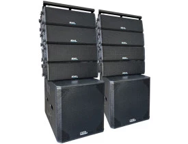 Kit Ativo (Line Array 2x6" Slim + Sub 18" Top) 10 Cxs 5800w LA5808