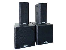  Kit Ativo NHL ( Line 2x8" Ti + Sub 18" ) 4 Caixas 3400w TOP3408