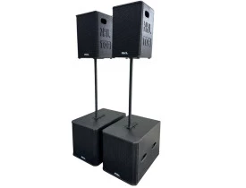 Kit Ativo ( 1X12" Ti + Sub 15" ) 4 Caixas 4600w TOP4602