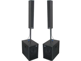  Kit Ativo (8x 2" Ti + Sub 10") 4 Caixas P.A. Compacto VL1200Home