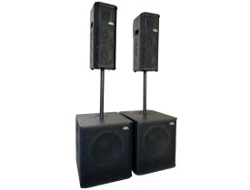 Kit Ativo (2x6"+ Sub 12") 4 Caixas P.A. Compacto VL1800