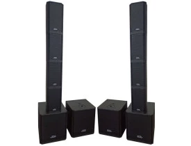 Kit Ativo (Coluna Modular 3" / 6" + Sub 12")  12 Caixas P.A. Compacto VL3800