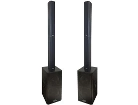 Kit Ativo Line (Coluna 24x 2,5"/3"+ti + Sub 2x 15") VL 3600w 6 caixas VL3600 Estereo